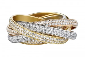 Cartier Two for Trinity ring